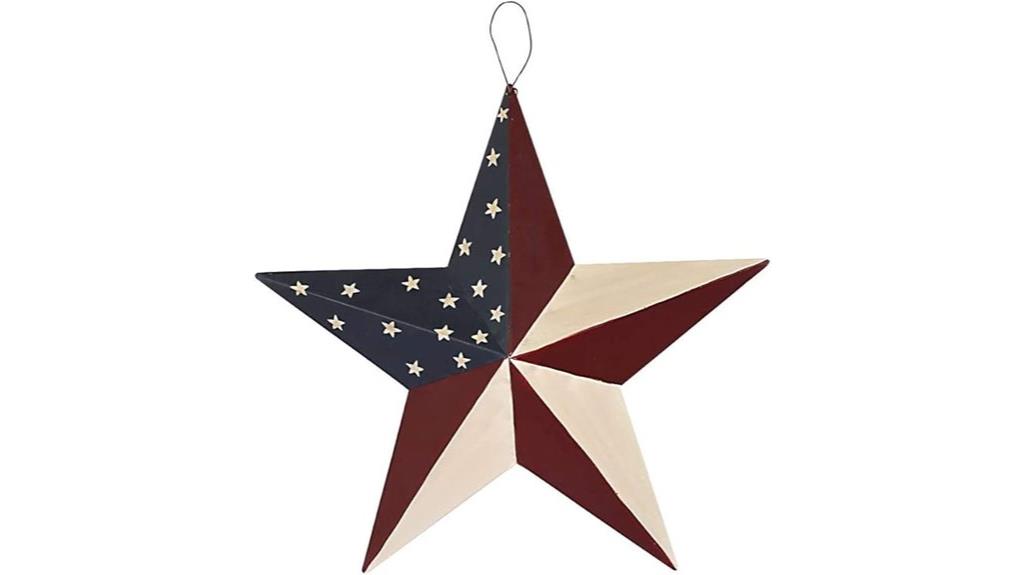 patriotic barn star decor