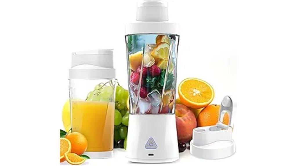 portable smoothie blending device