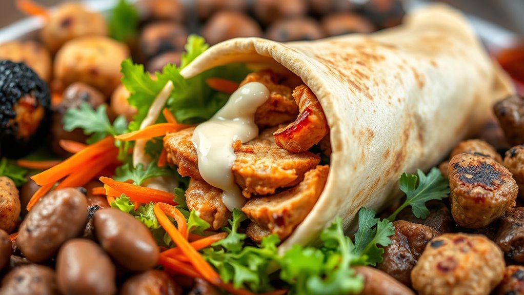 protein choices for wraps