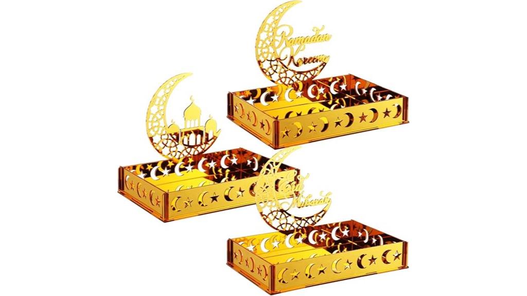 ramadan decorative serving trays