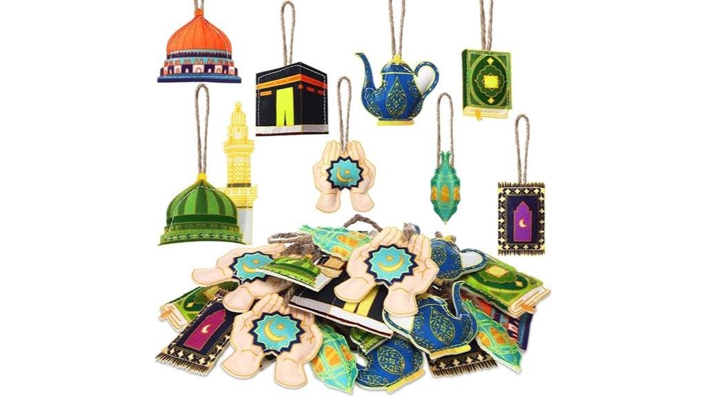 ramadan felt tree ornaments