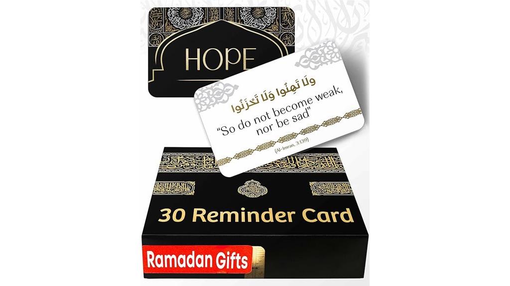 ramadan quranic reminder cards