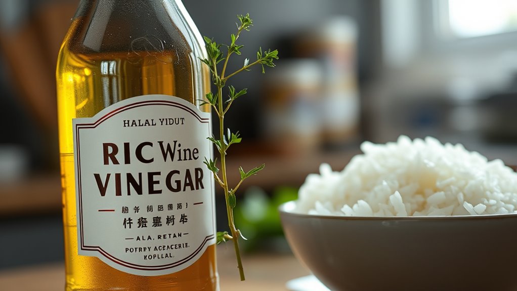 rice wine vinegar halal status