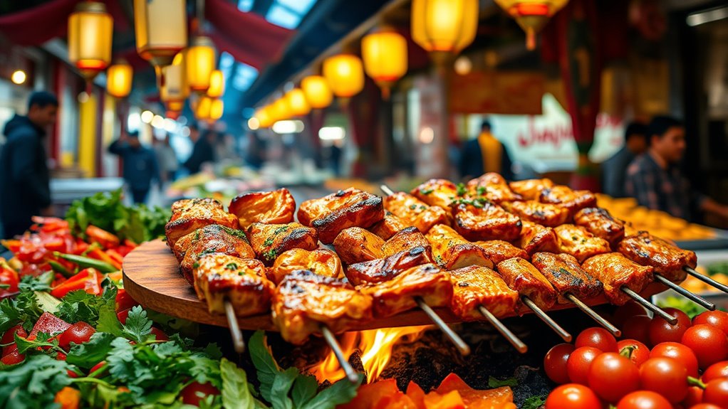 savoring authentic halal flavors