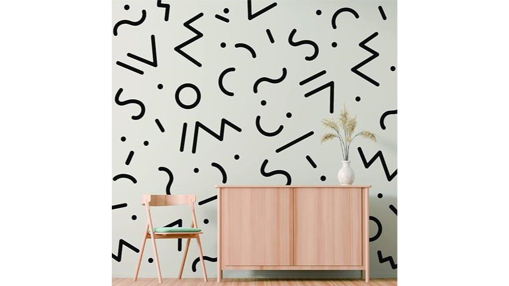 stylish geometric wall decals