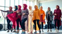 stylish halal fitness apparel