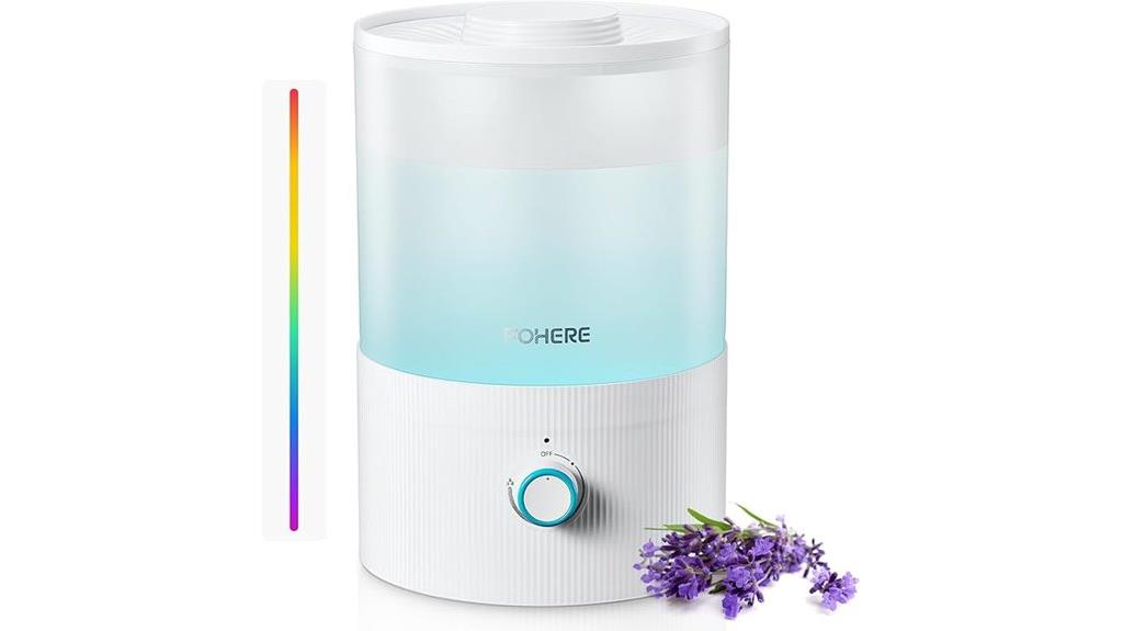 top fill ultrasonic humidifier