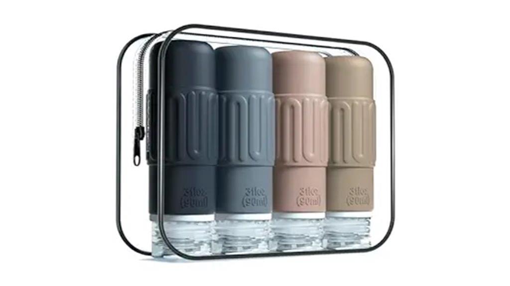 travel sized toiletry containers set