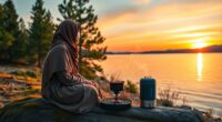 camping with halal food