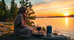 camping with halal food
