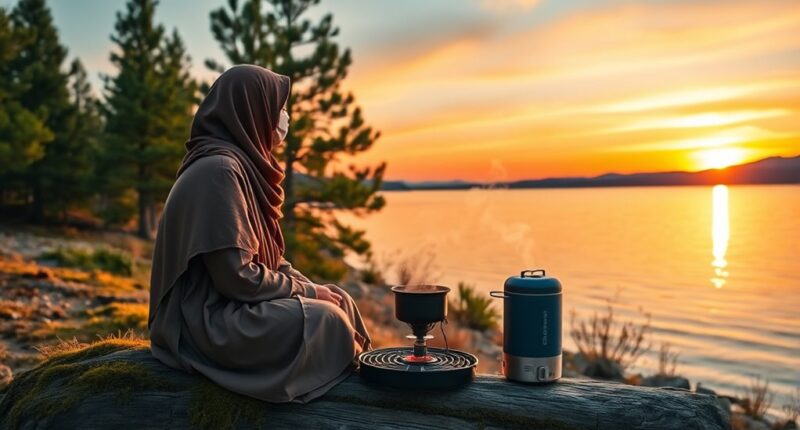 camping with halal food
