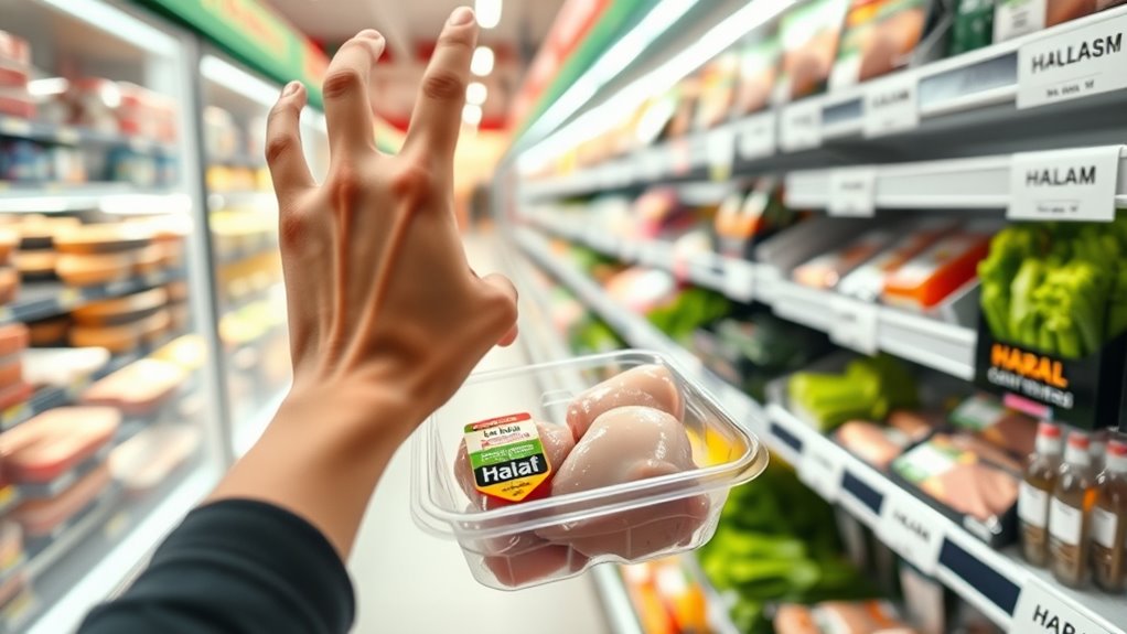 check labels for forbidden ingredients