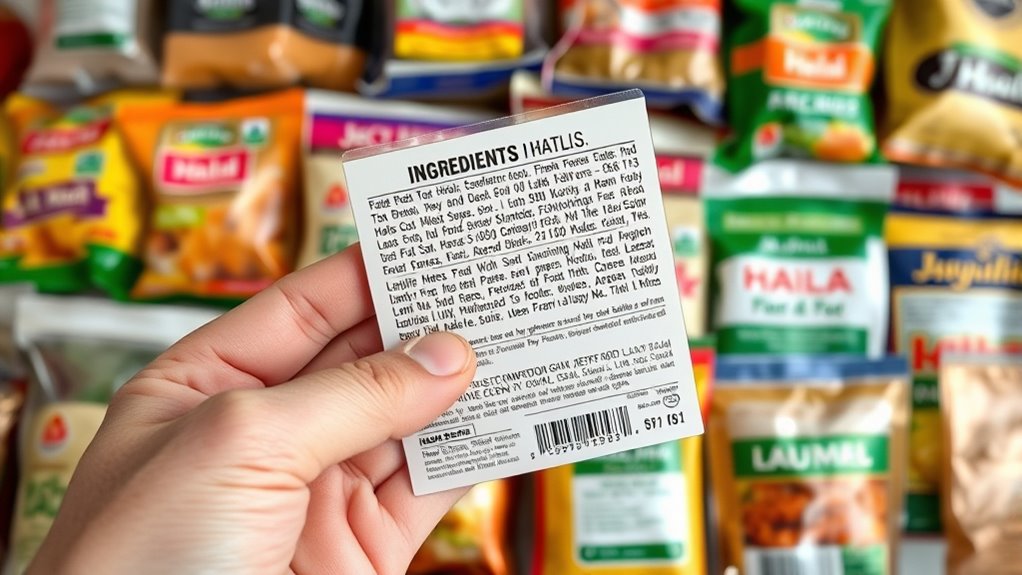 check labels for halal compliance
