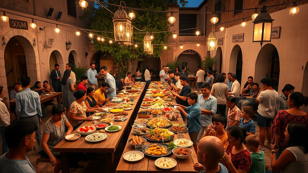 diverse halal community celebrations