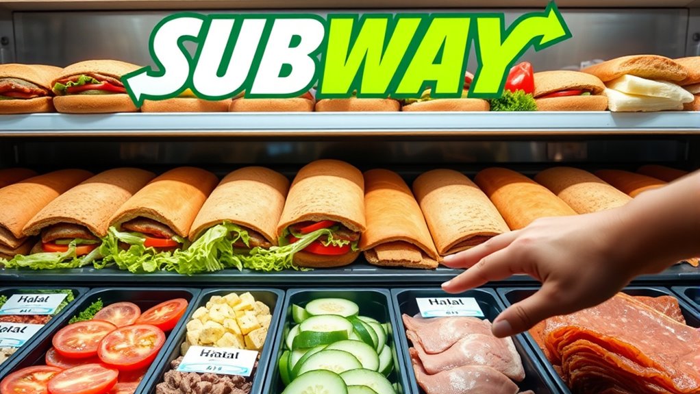 find halal sandwich options