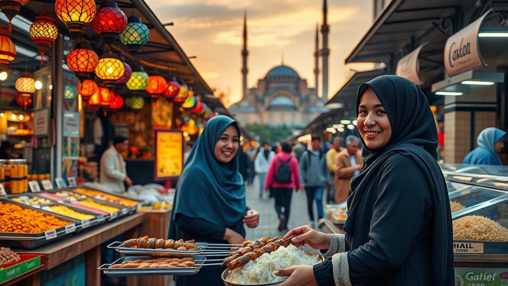 finding halal food abroad
