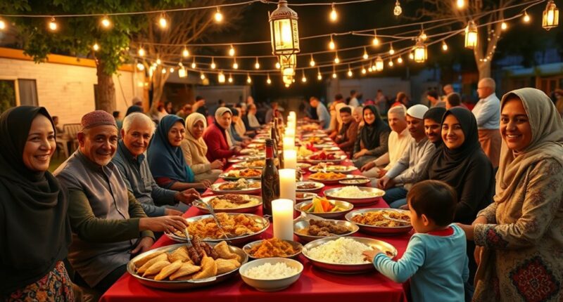 halal community gatherings food