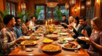 halal dinner party hosting