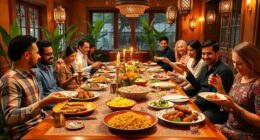 halal dinner party hosting