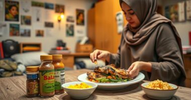 halal dorm life survival