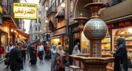 halal food and prayer