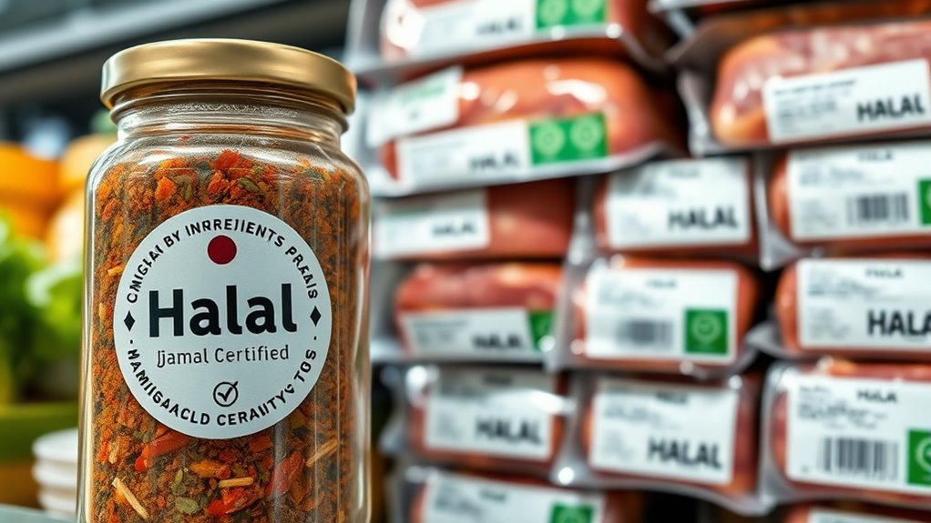 halal ingredients and practices