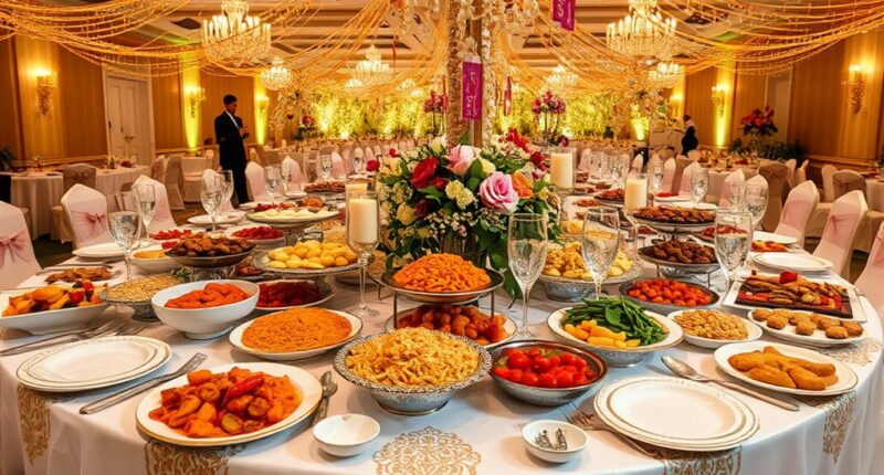 halal wedding menu planning