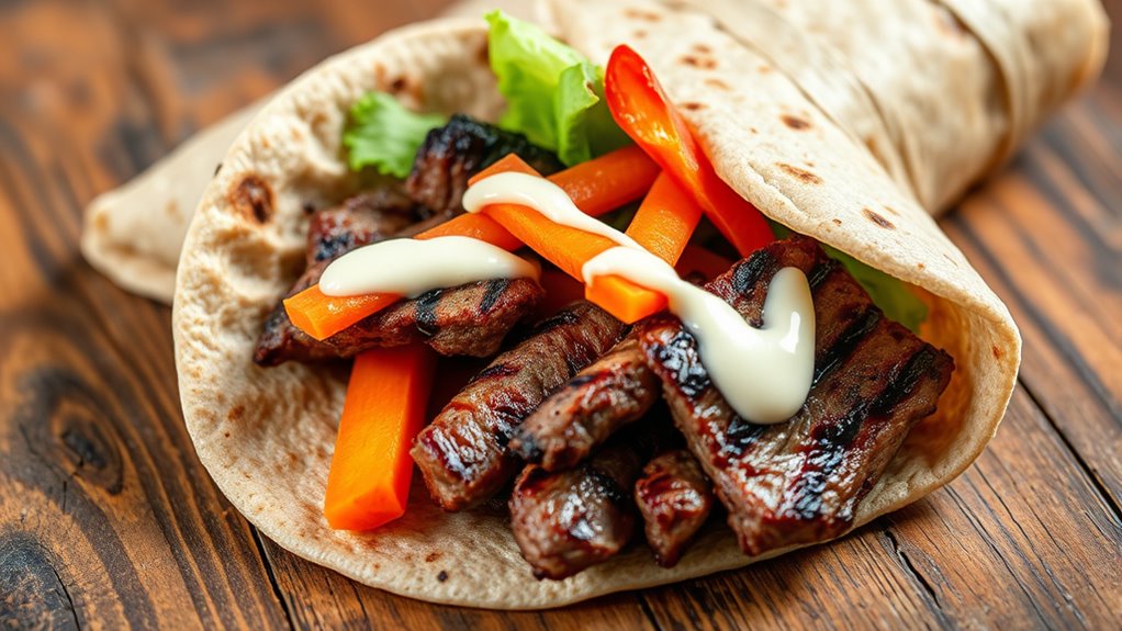 healthy quick customizable wraps