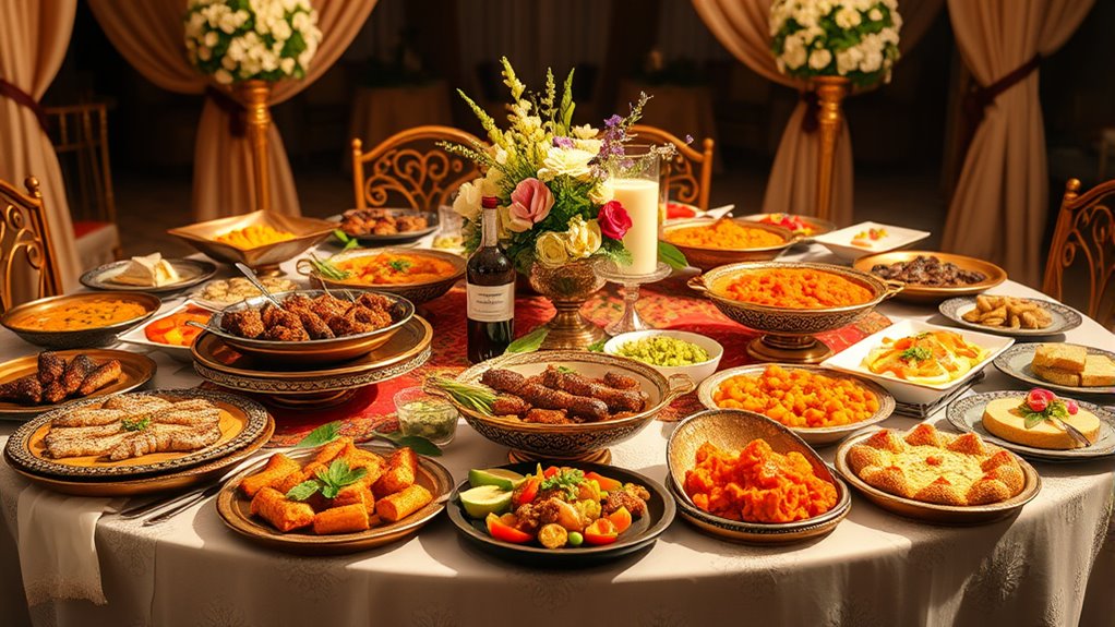 hygienic fusion food presentation