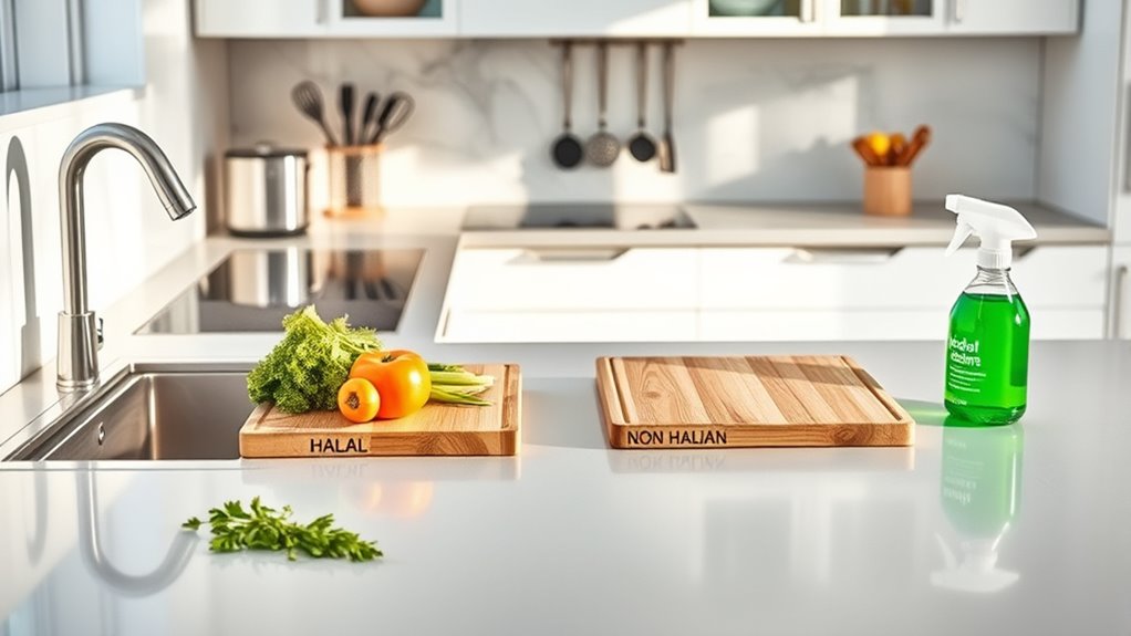 maintain clean kitchen surfaces