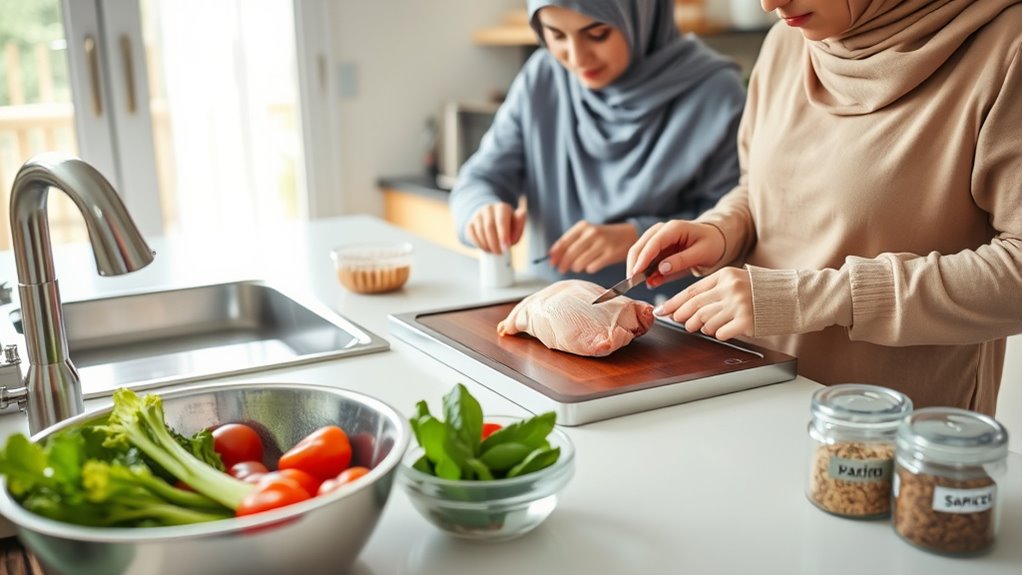 mindful halal food handling