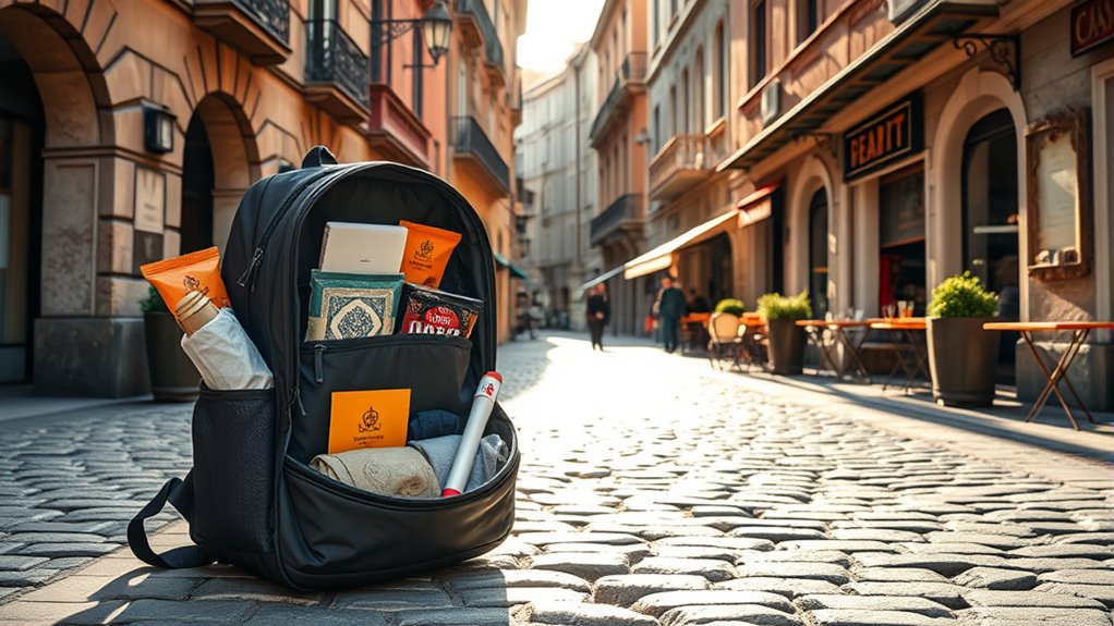 pack modest travel essentials