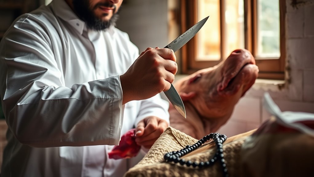 prayers ensure halal slaughter