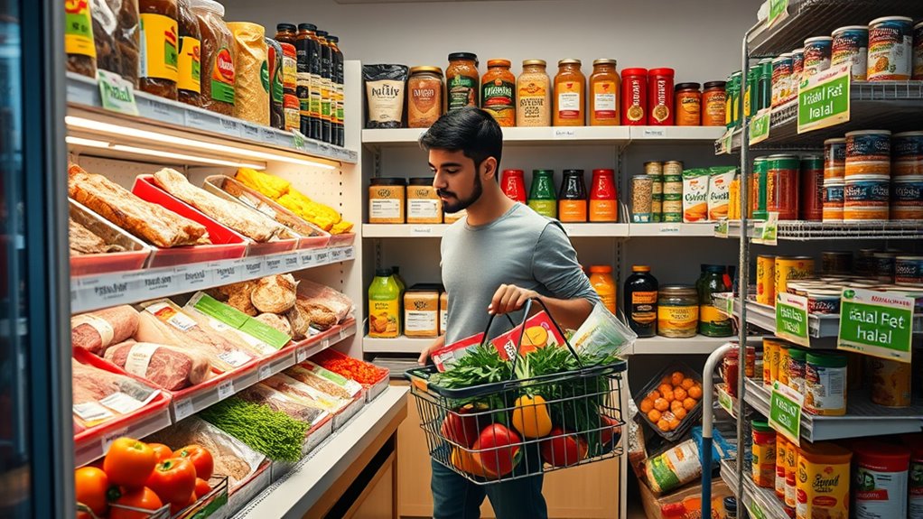 smart halal grocery shopping