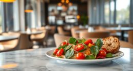 vegetarian options at non halal