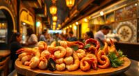 halal food and tapas