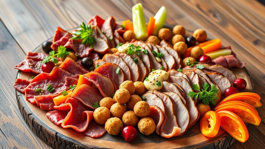 halal friendly colorful flavorful platter