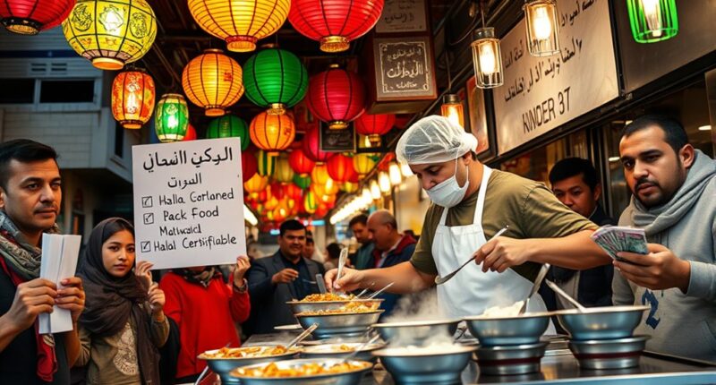 halal street food verification