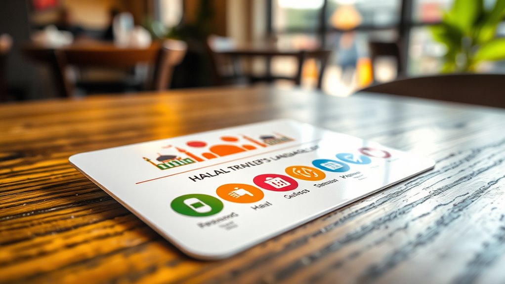halal travel communication tool