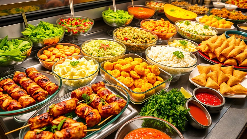 mindful balanced buffet choices