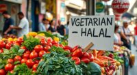 vegetarian halal food