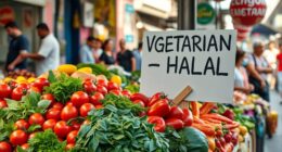vegetarian halal food
