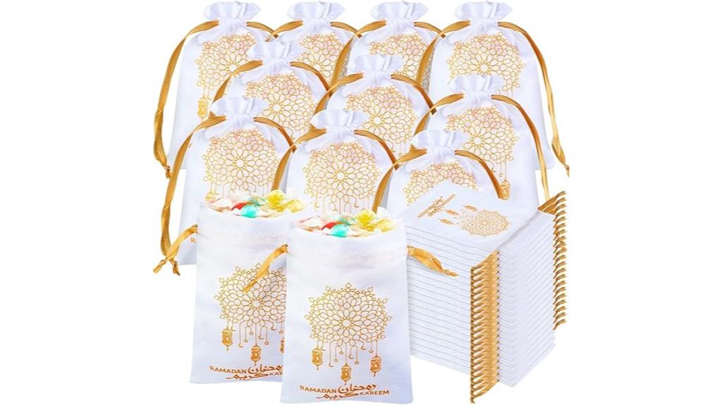 100 satin eid gift bags