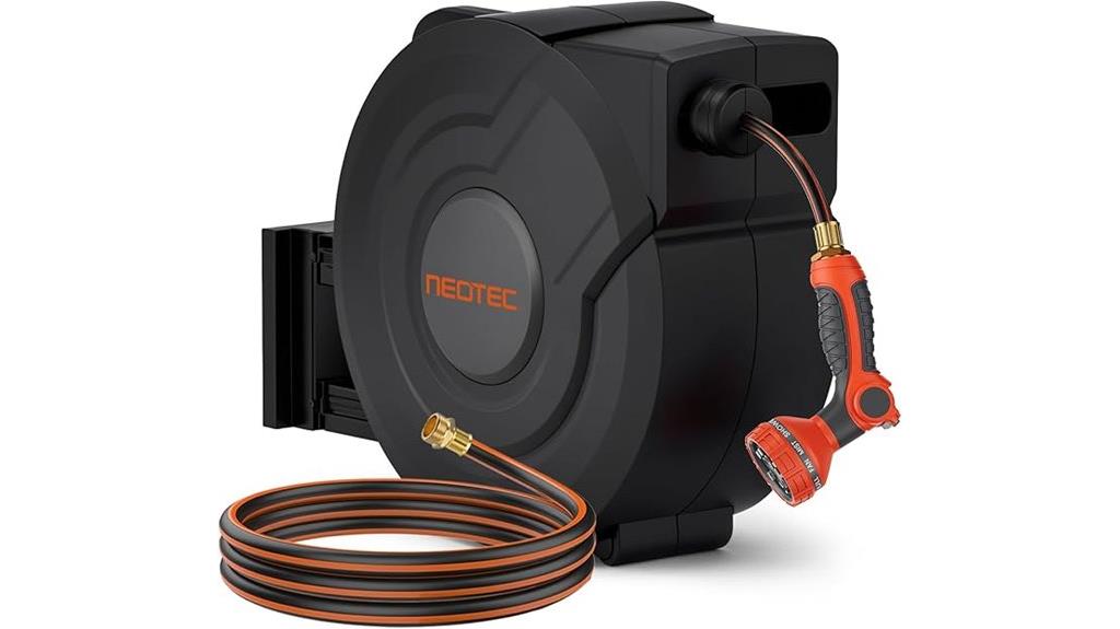 100ft wall mount hose