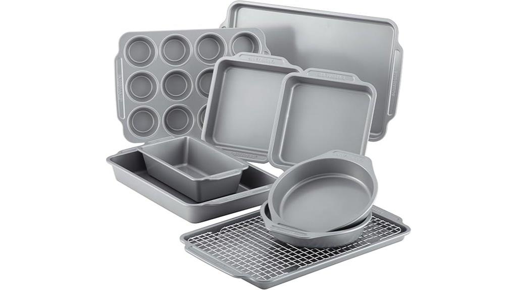 10 piece steel bakeware set
