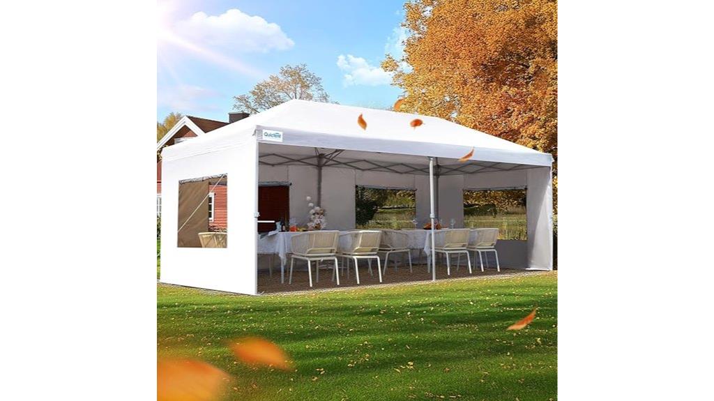 10x20 ft privacy canopy