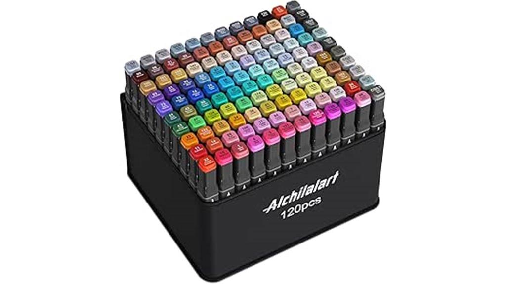 120 color marker set