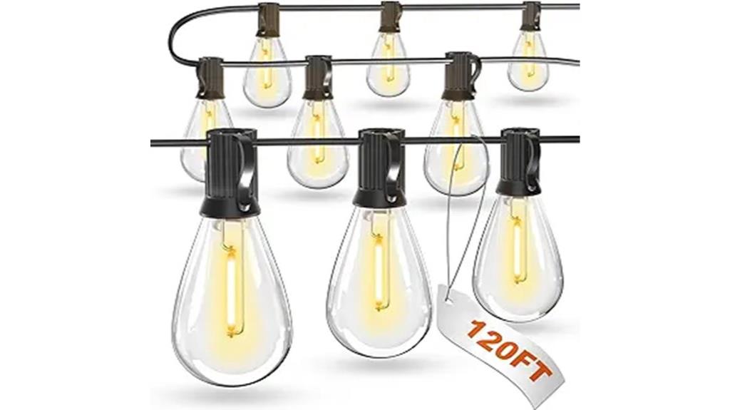 120 foot edison bulb string