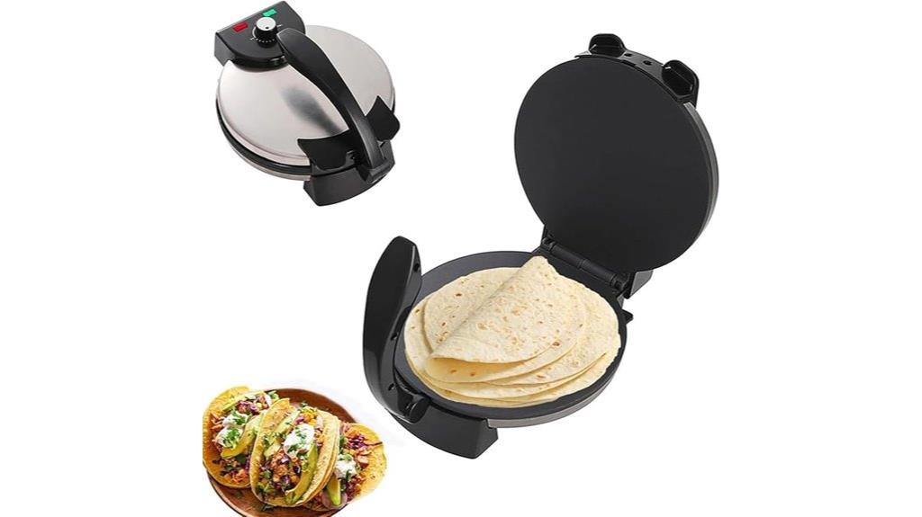 12 inch electric tortilla press