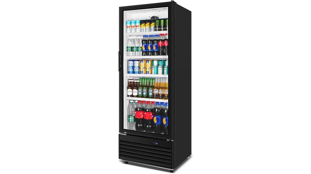 15 cu ft glass door